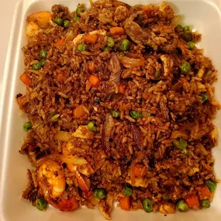 Combination fried rice.