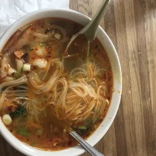 shrimp noodle soup