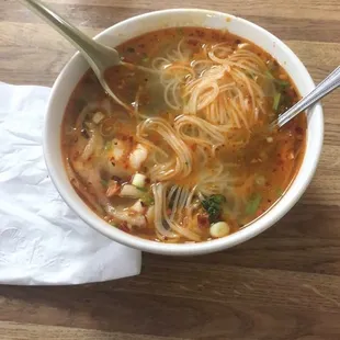 shrimp noodle soup