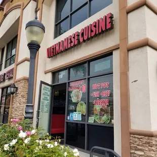 outside