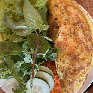 X3. Vegetarian Crepe   Banh Xeo Chay