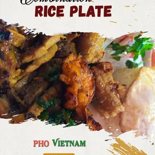 Cơm Đặc Biệt - Combination Rice Plate