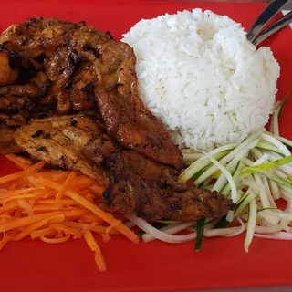 BBQ Pork Rice Plate