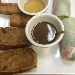 sampler of appetizers