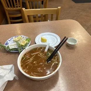 Alright pho the noodles are kinda soggy