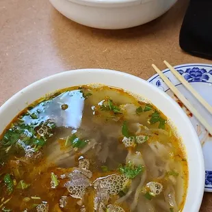 Bun bo hue and pho combo
