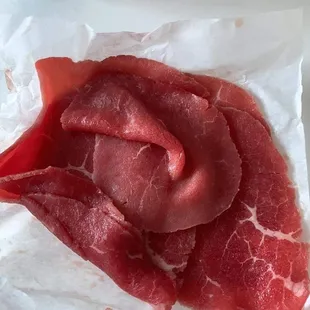 Raw Eye Round Steak