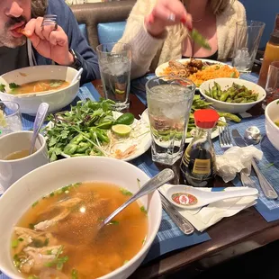 this was pretty much us polishing off our entrées