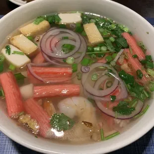Seafood pho $24