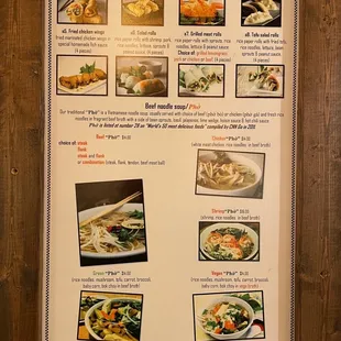 Menu from 01/04/2021