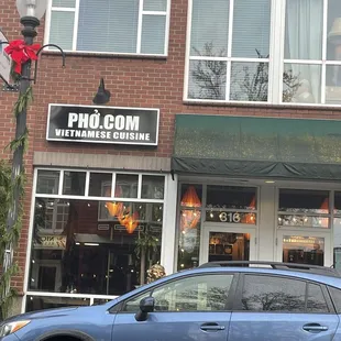 Outside of building from the front