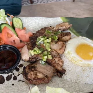 Grilled Chicken Rice Plates