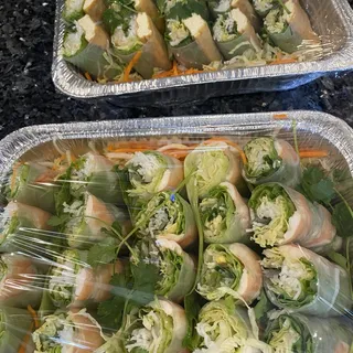 10 springroll tray (shrimp)