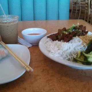 Charbroiled beef vermicelli (Bun Bo Ng)