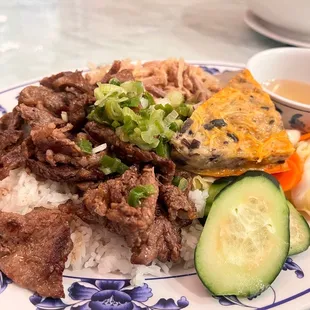 63. Com Tam Bi Cha Bo Nuong
