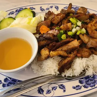 Charbroiled Chicken with Rice