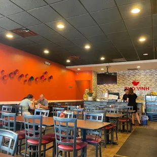 the interior of a restaurant