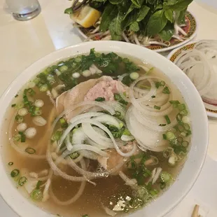 Midnight pho after the concert.