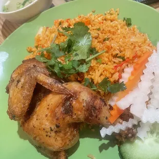 Chicken red rice