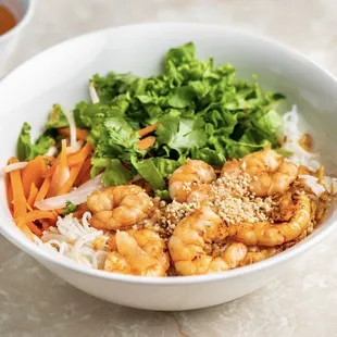 B4. Grilled Shrimp Vermicelli Bowl