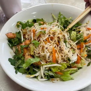 B4. Grilled Shrimp Vermicelli Bowl