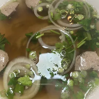 P10. Pho Brisket and Meatballs