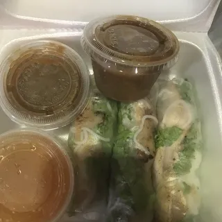 A4 Grilled Chicken spring rolls