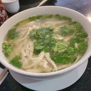 Number 22, Pho Ga  sans onions.