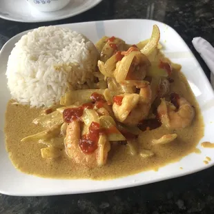 Shrimp curry