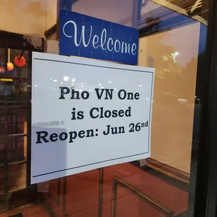 Currently closed!