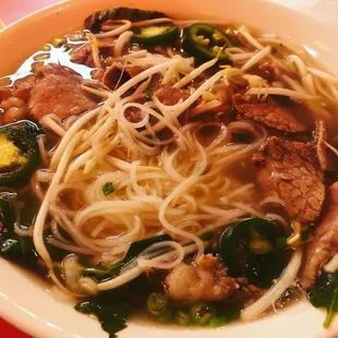 Pho #8 with everything mixed in