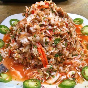 crazy chicken salad appetizer