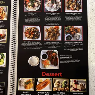 Menu as of 1-1-2025