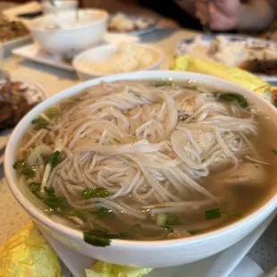 Chicken pho  with beef added-- Chicken Pho