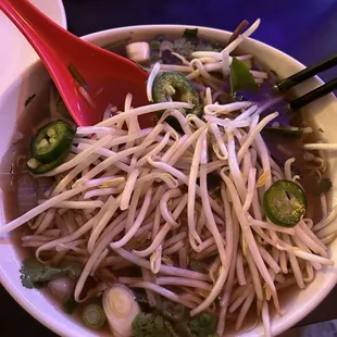 Sliced Rare Steak Pho (Pho Tai)