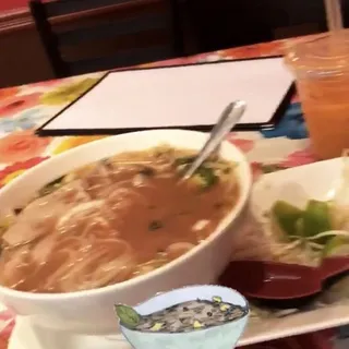 Sliced Rare Steak Pho
