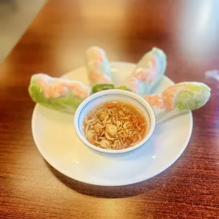 A2. Shrimp and Pork Spring Rolls
