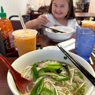 Pho and Thai tea date with my fave girl!
