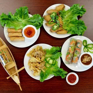 A2. Shrimp and Pork Spring Rolls