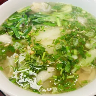 23. Wonton Soup Rice or Egg Noodle