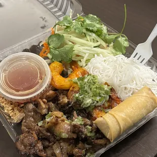 Combination vermicelli bowl