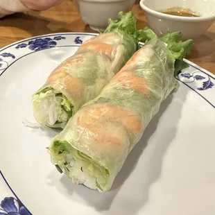 Shrimp spring rolls