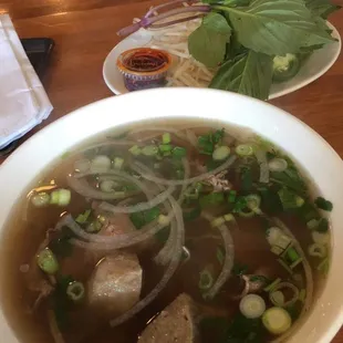 Pho Tai Bo Vien  delicious broth, good taste  I like it