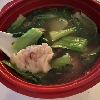Wonton and Bok Choy