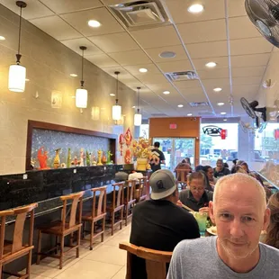 Tables and counter dining