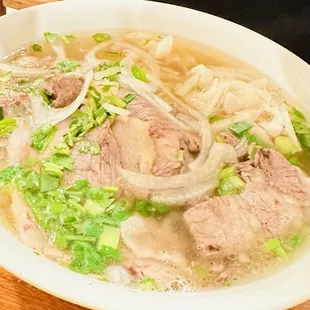 Fatty brisket and tripe pho (med)