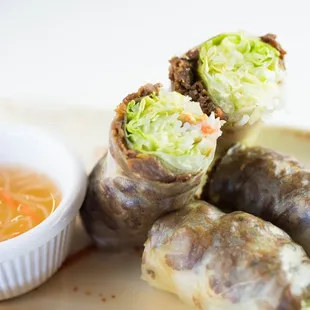 Beef Spring rolls