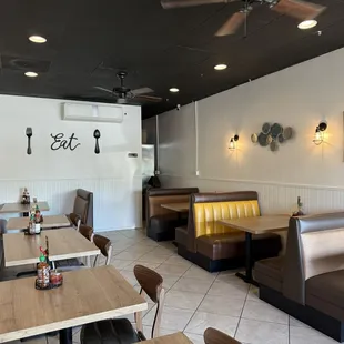 New dining area upgraded