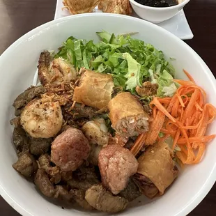 Vermicelli noodles with pork and shrimp