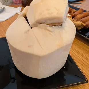 Fresh coconut juice